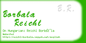 borbala reichl business card